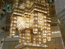 Chandelier at Lotte World 