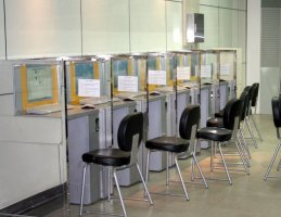 Public access computers at Gwanghwamun