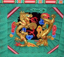 Ceiling of main hall