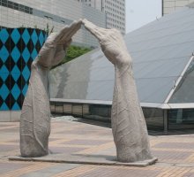 Sculpture outside COEX