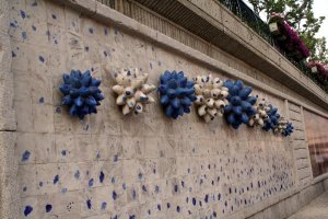 River walk wall sculpture