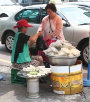 Vegetables at the roadside
