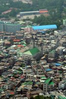 Architecturally interesting area of Seoul