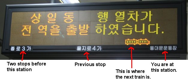 Subway sign with clever animation