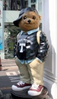 Cute bear; unfortunate store name.