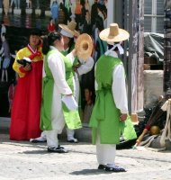 Women in traditional garb