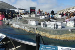 Model of Alcatraz island