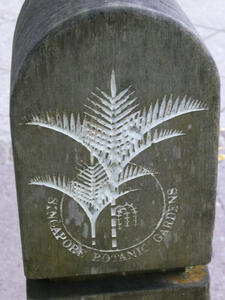 stone botanic garden marker