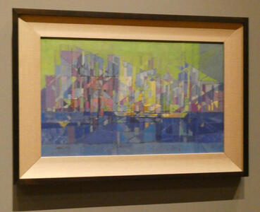 pastel colored abstract