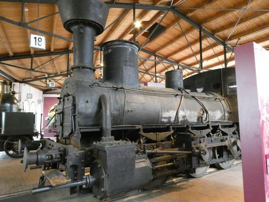 Black steam locomotive