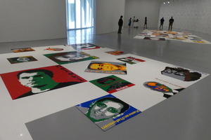 Long view of Lego compositions