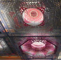 Ceiling of second floor salon