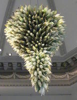 Green chandelier