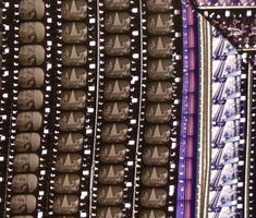 Closeup of film cels