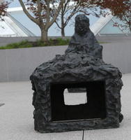 Ugly Buddha and Ugly Television closeup