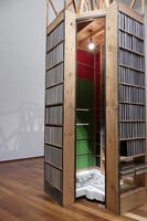 Cabinet made of bookcases
