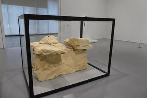 Wax and tallow sculpture that looks like rocks