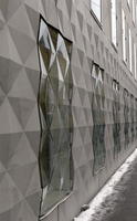 Windows in diamond pattern that is “curved”