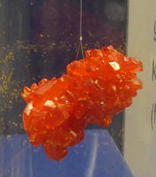 Orange salt crystal