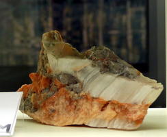 Green and orange halite