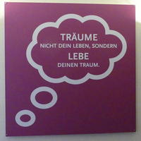 Words in thick thought balloon