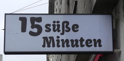 Sign: 15 süße MInuten