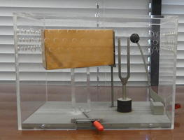Resonance box and tuning fork