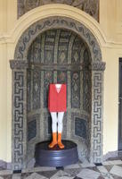 boxy mannequin in niche
