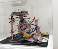 Colorful 3-d sculpture