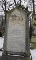 Grave marker with Greek text