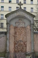Weathered grave marker from 1805