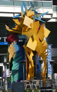 Large abstract sculpture