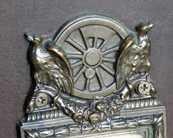 Eagle themed door plate at Union Station