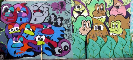Cartoonish faces