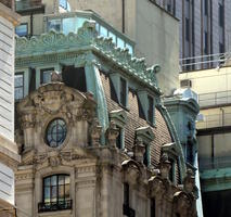 Old buildling with fancy scrollwork