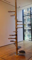 brass spiral staircase