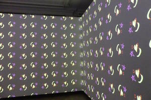 Moon and star pattern made by visitor