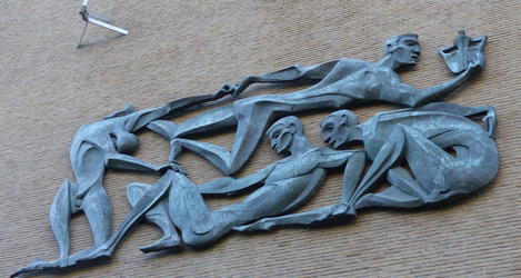 gent wall sculpture