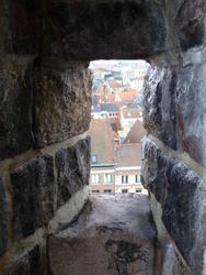 view through battle slit