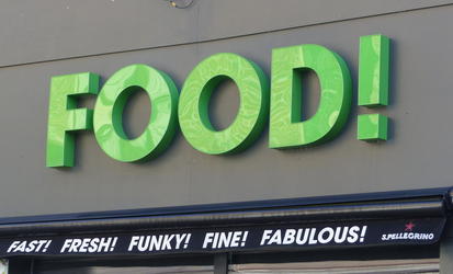 signage food