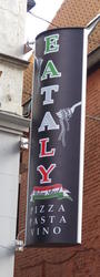 signage eat-a-ly restaurant