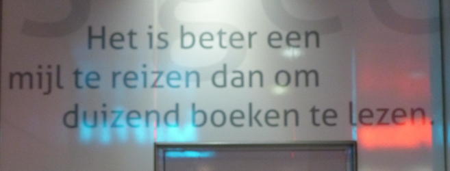 signage travel better than reading