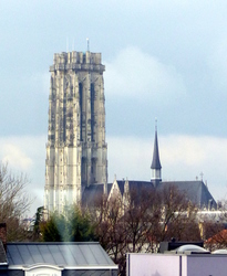 old building from train