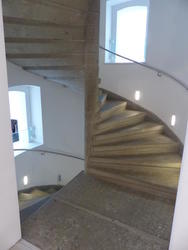 Spiral staircase in K21