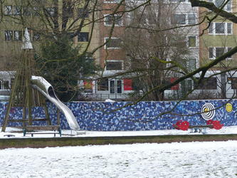 childrens play area outside museum
