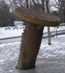 waffle iron sculpture