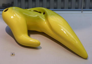 abstract yellow ceramic
