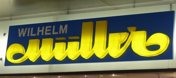 signage wilhelm muller
