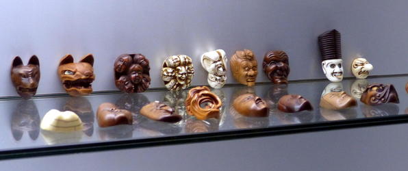 various Japanese netsuke