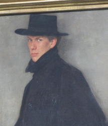 Portrait of an actor who strongly resembles Christian Slater